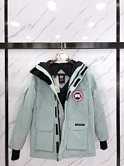 Colestore Canada Goose Grey Puffted And Fur Winter Coat  - 3