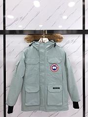 Colestore Canada Goose Grey Puffted And Fur Winter Coat  - 2