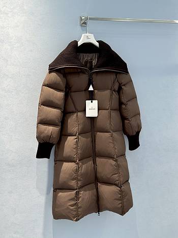 Colestore Moncler Plumifera largo Bretelle Mujer Brown