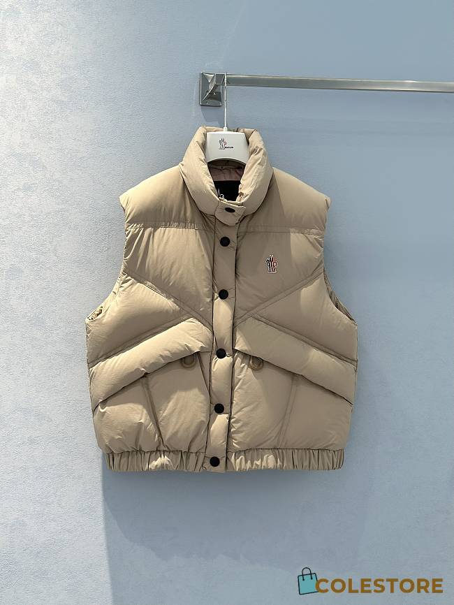 Colestore Moncler Women's Grenoble Beige Down Jacket  - 1
