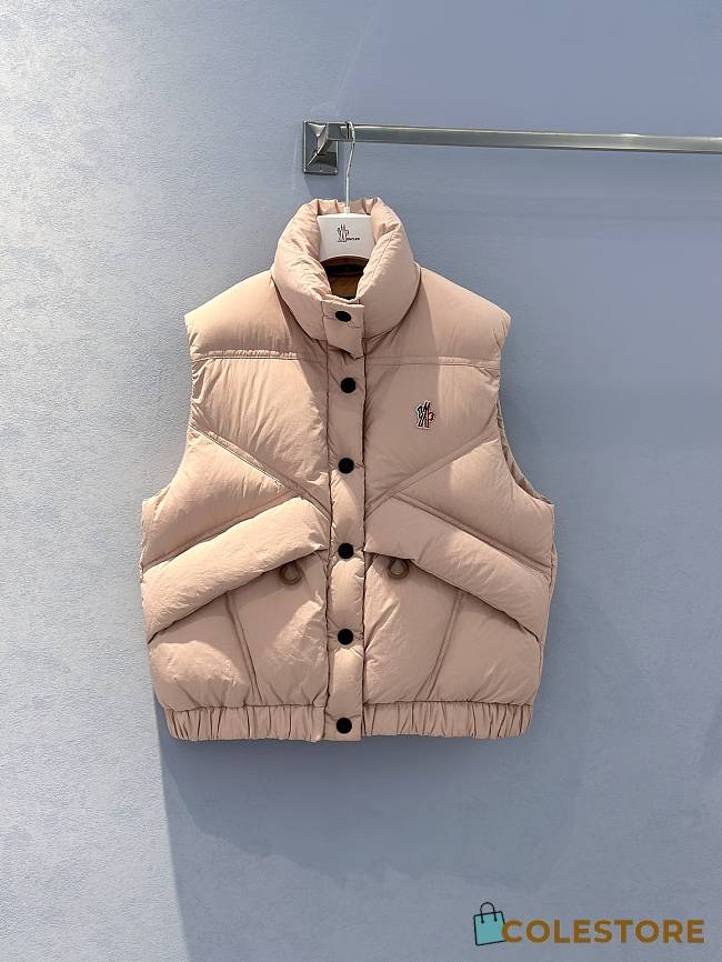 Colestore Moncler Women's Grenoble Pink Down Jacket - 1