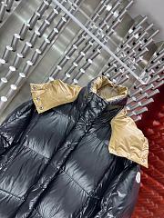 Colestore Moncler Parana Hooded Quilted Puffer Long Jacket Black - 4