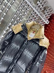 Colestore Moncler Parana Hooded Quilted Puffer Long Jacket Black - 2