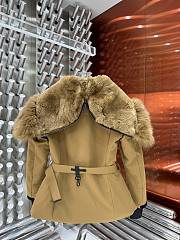 Colestore Moncler Women Winter Jacket With Fur Brown - 6