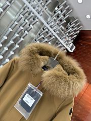 Colestore Moncler Women Winter Jacket With Fur Brown - 3