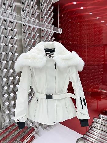 Colestore Moncler Women Winter Jacket With Fur White 