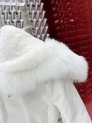 Colestore Moncler Women Winter Jacket With Fur White  - 6