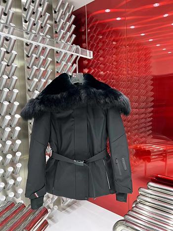 Colestore Moncler Women Winter Jacket With Fur Black