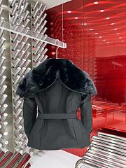 Colestore Moncler Women Winter Jacket With Fur Black - 2