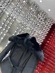 Colestore Moncler Women Winter Jacket With Fur Black - 3