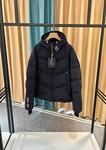 Moncler Men's Grenoble Arcesaz Down Jacket Black