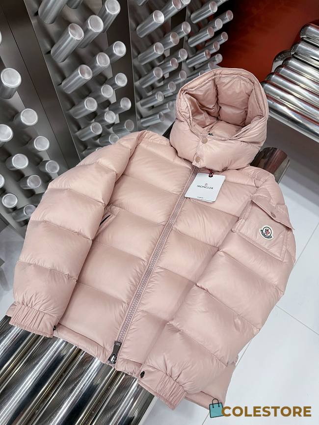 Colestore Moncler Men's Besbre Down Jacket Pink - 1