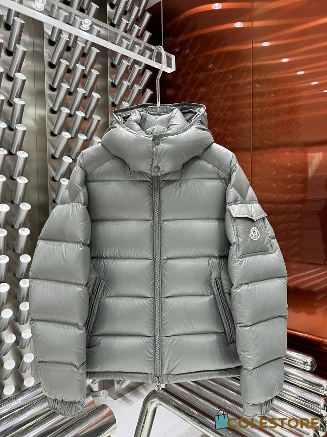Colestore Moncler Men's Maya Down Jacket Grey  - 1