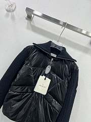 Colestore Moncler Ribbed Wool-blend And Quilted Shell Down Jacket Black - 6