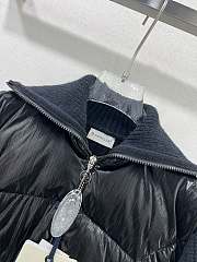 Colestore Moncler Ribbed Wool-blend And Quilted Shell Down Jacket Black - 2