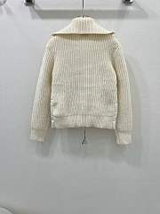 Colestore Moncler Ribbed Wool-blend And Quilted Shell Down Jacket White - 6