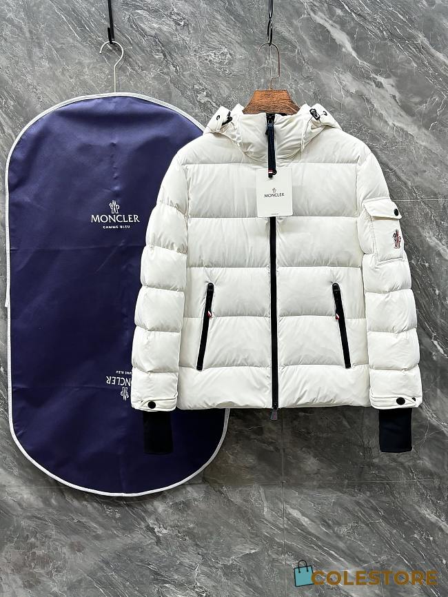 Colestore Moncler Men's Montgenevre Down Jacket White - 1