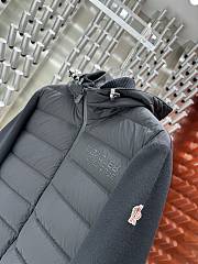 Colestore Moncler Grenoble Black Combo Cardigan With Logo - 3
