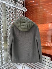 Colestore Moncler Grenoble Green Combo Cardigan With Logo - 3