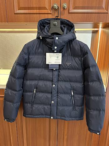 Colestore Prada Cropped Re-Nylon down jacket Denim