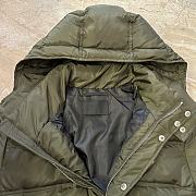 Colestore Cropped Re-Nylon down jacket Green - 3