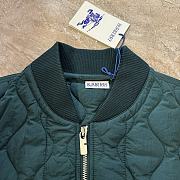Colestore Burberry Quilted Nylon Bomber Jacket Green - 4