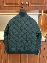Colestore Burberry Quilted Nylon Bomber Jacket Green - 2
