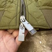 Colestore Burberry Quilted Nylon Bomber Jacket Grey Green  - 4
