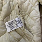 Colestore Burberry Quilted Nylon Bomber Jacket White - 6