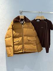 Colestore Miu Miu Winter Coat With Fur Yellow  - 1