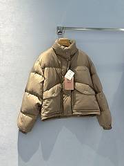 Colestore Miu Miu Winter Puffer Coat Beige - 1