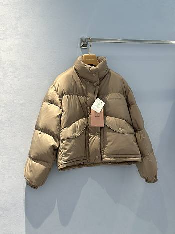 Colestore Miu Miu Winter Puffer Coat Beige