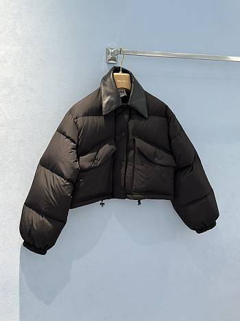 Colestore Miu Miu Winter Crop Coat Black
