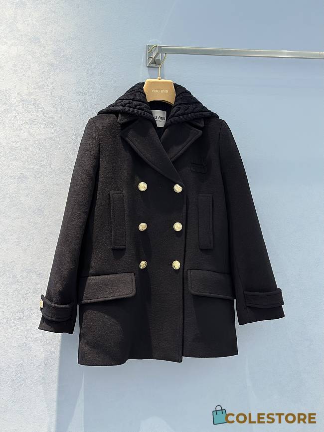 Colestore Miu Miu Coat Black  - 1