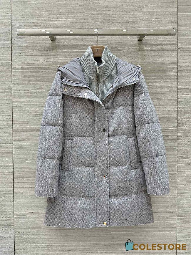 Colestore Loropiana Winter Long Coat Gray - 1