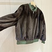 Colestore Loro Piana Coat Fur Reversable Green/ Brown - 3