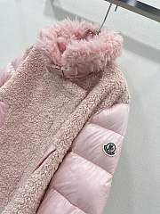 Colestore Moncler Puffer Fur Jacket Pink  - 6