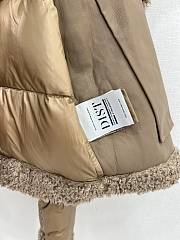 Colestore Moncler Puffer Fur Jacket Brown - 2