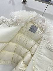 Colestore Moncler Puffer Fur Jacket White - 6