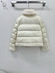 Colestore Moncler Puffer Fur Jacket White - 5