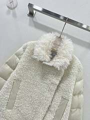 Colestore Moncler Puffer Fur Jacket White - 4
