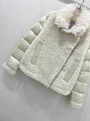 Colestore Moncler Puffer Fur Jacket White - 2