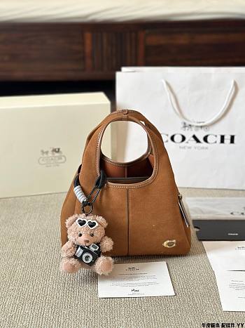 Colestore Coach Lana Brown Suede 26 x 20 cm