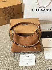 Colestore Coach Juliet Shoulder Bag Suede Brown 25 x 15 cm - 3