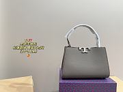 Colestore Tory Burch Mini Eleanor Satchel Grey 21 x 14 cm - 1