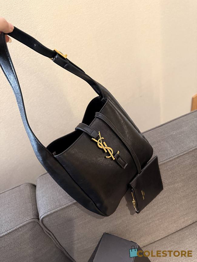 Colestore Saint Laurent YSL Hobo Black 27 x 25 cm - 1