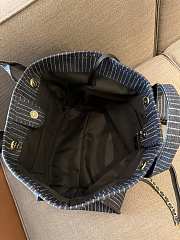 Colestore Chanel Shopping Beach Bag Denim 33 cm - 6