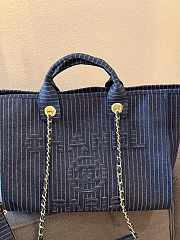 Colestore Chanel Shopping Beach Bag Denim 33 cm - 3