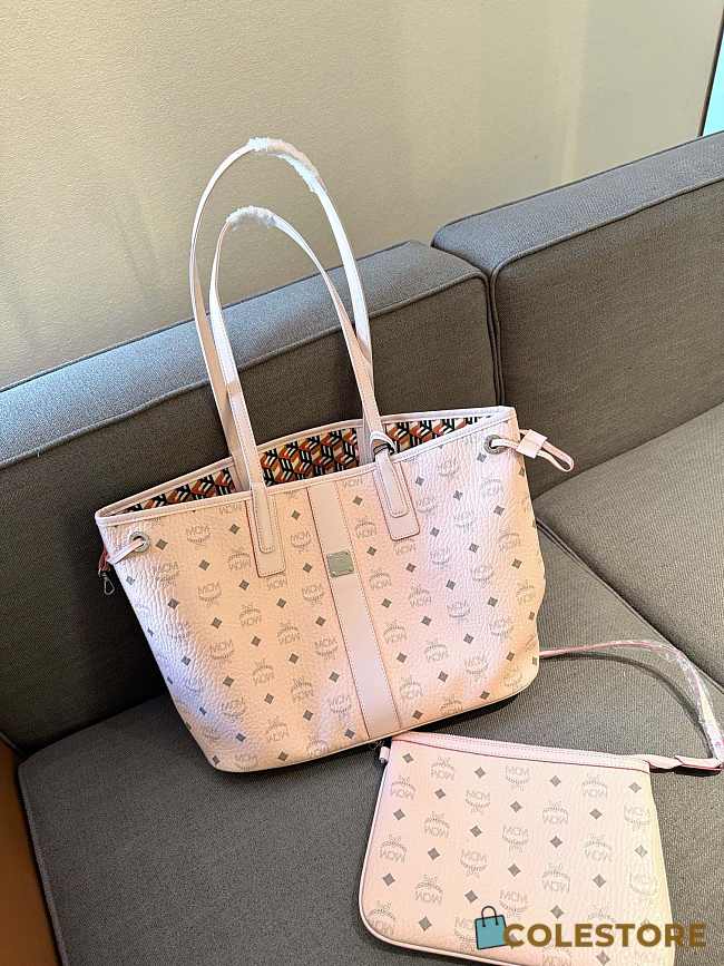 Colestore MCM Liz Reversible Tote Pink 33 cm - 1