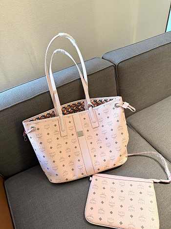 Colestore MCM Liz Reversible Tote Pink 33 cm